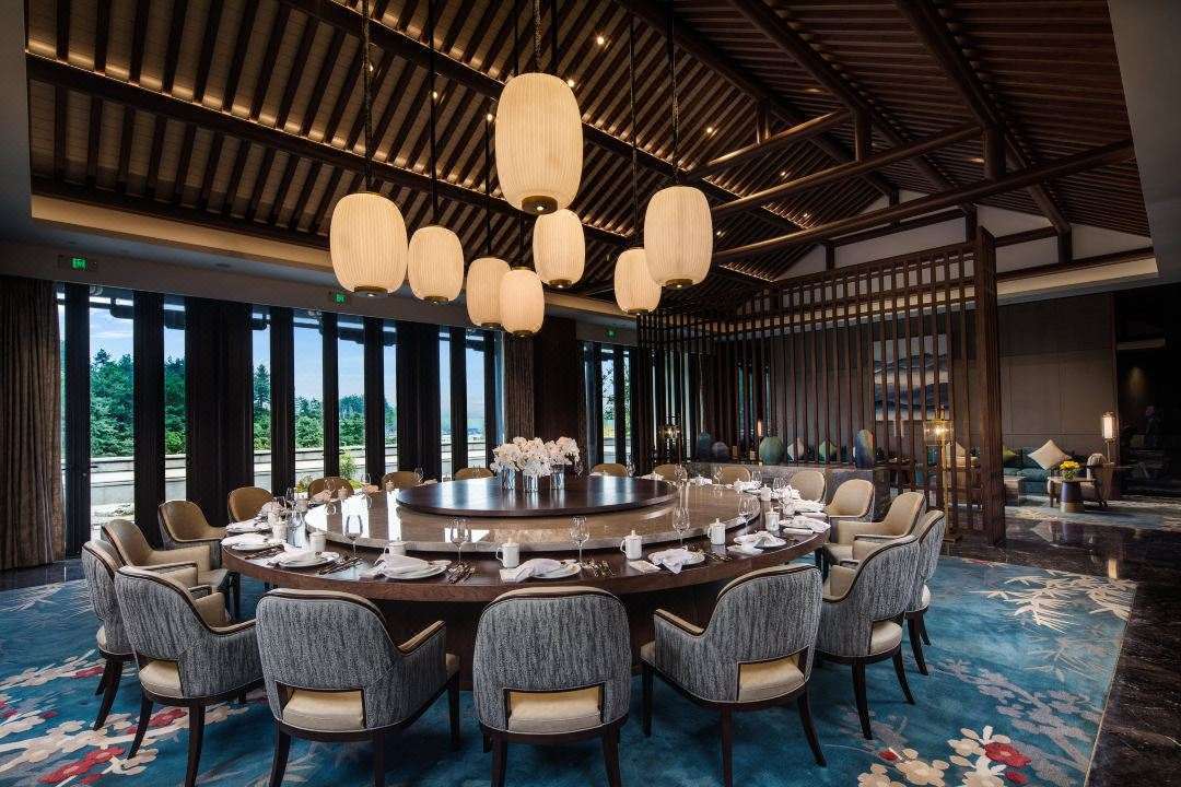 Luxury dining room interior