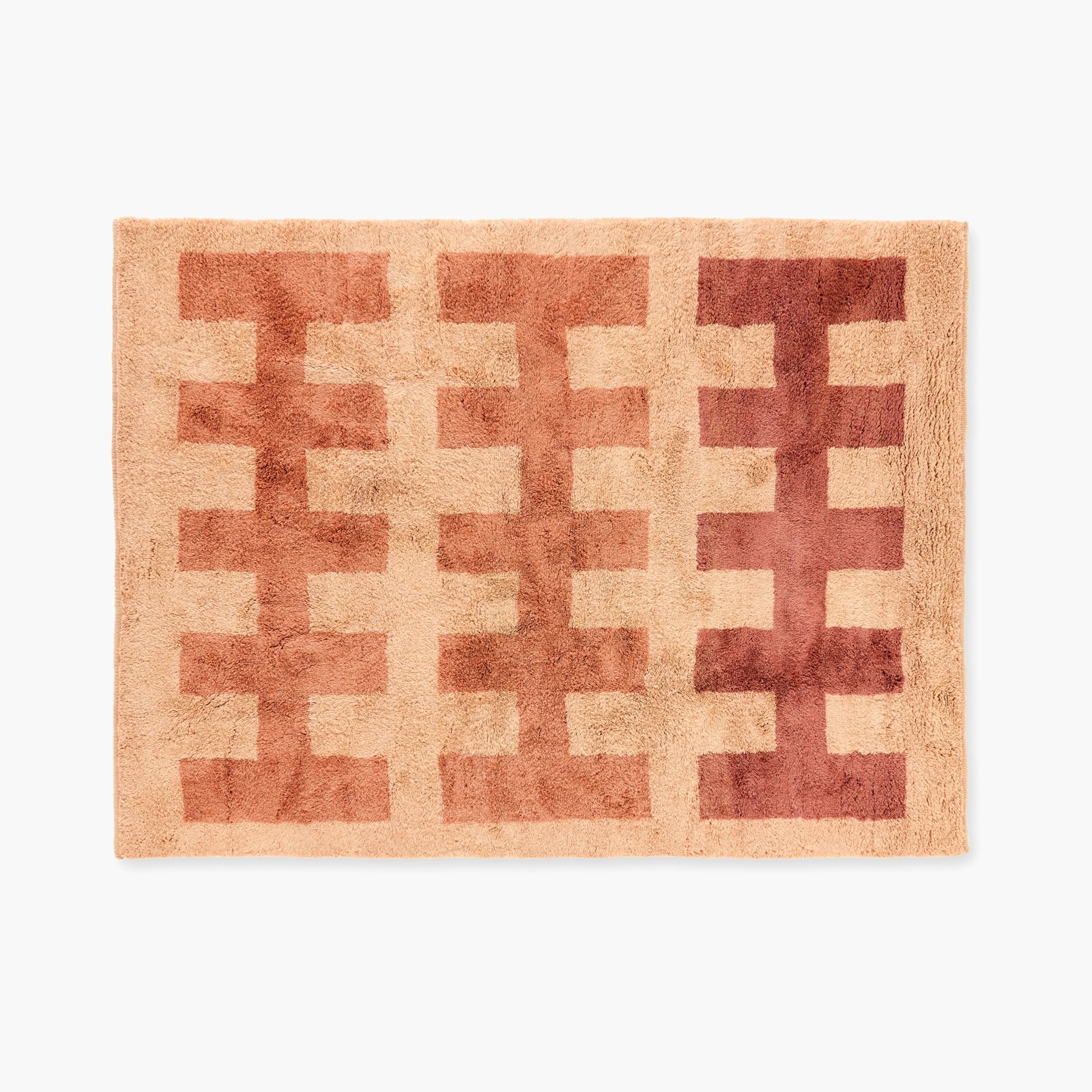 Fences Wool Moroccan Rug