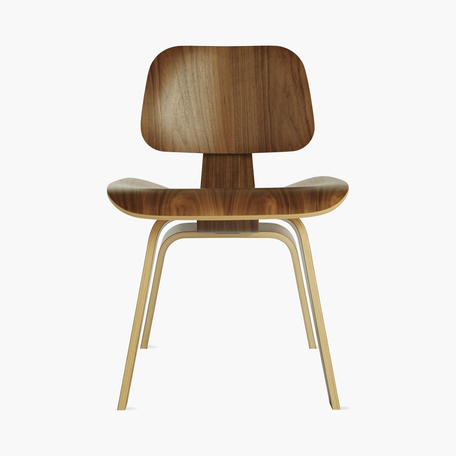 Eames Molded Plywood Dining Chair Wood Base (DCW) (2)