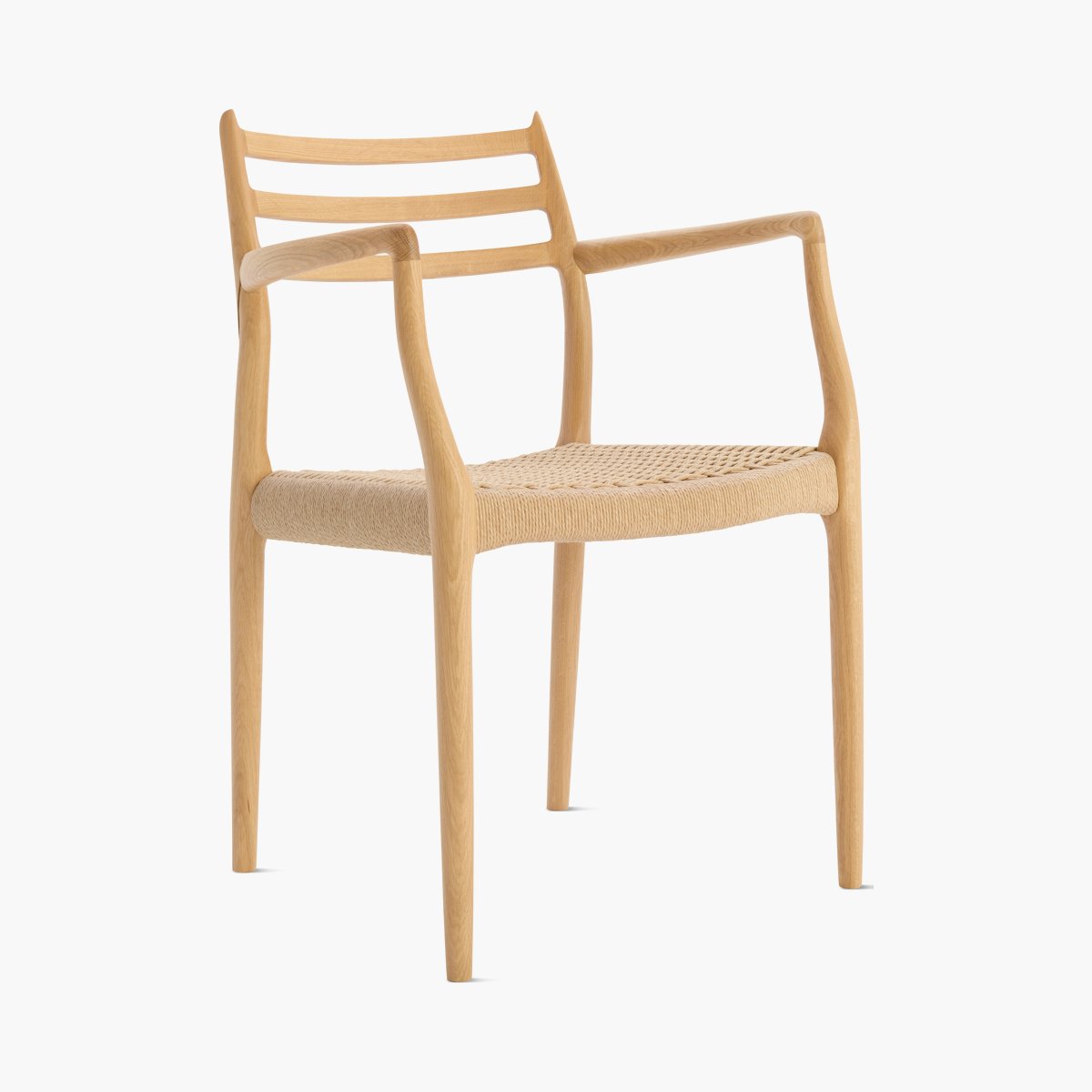 Moller Model 62 Armchair with Woven Seat