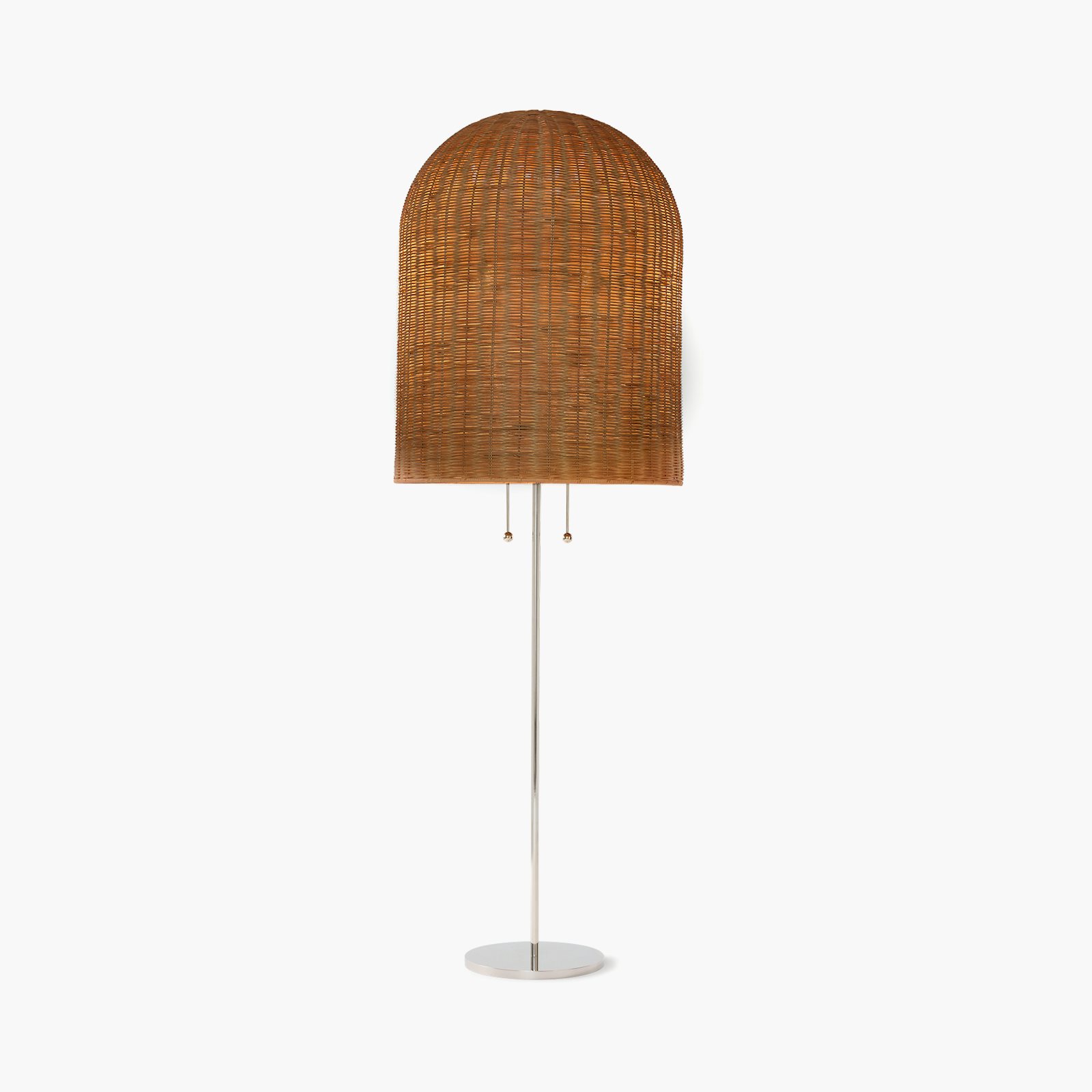 Bell Wicker Floor Lamp