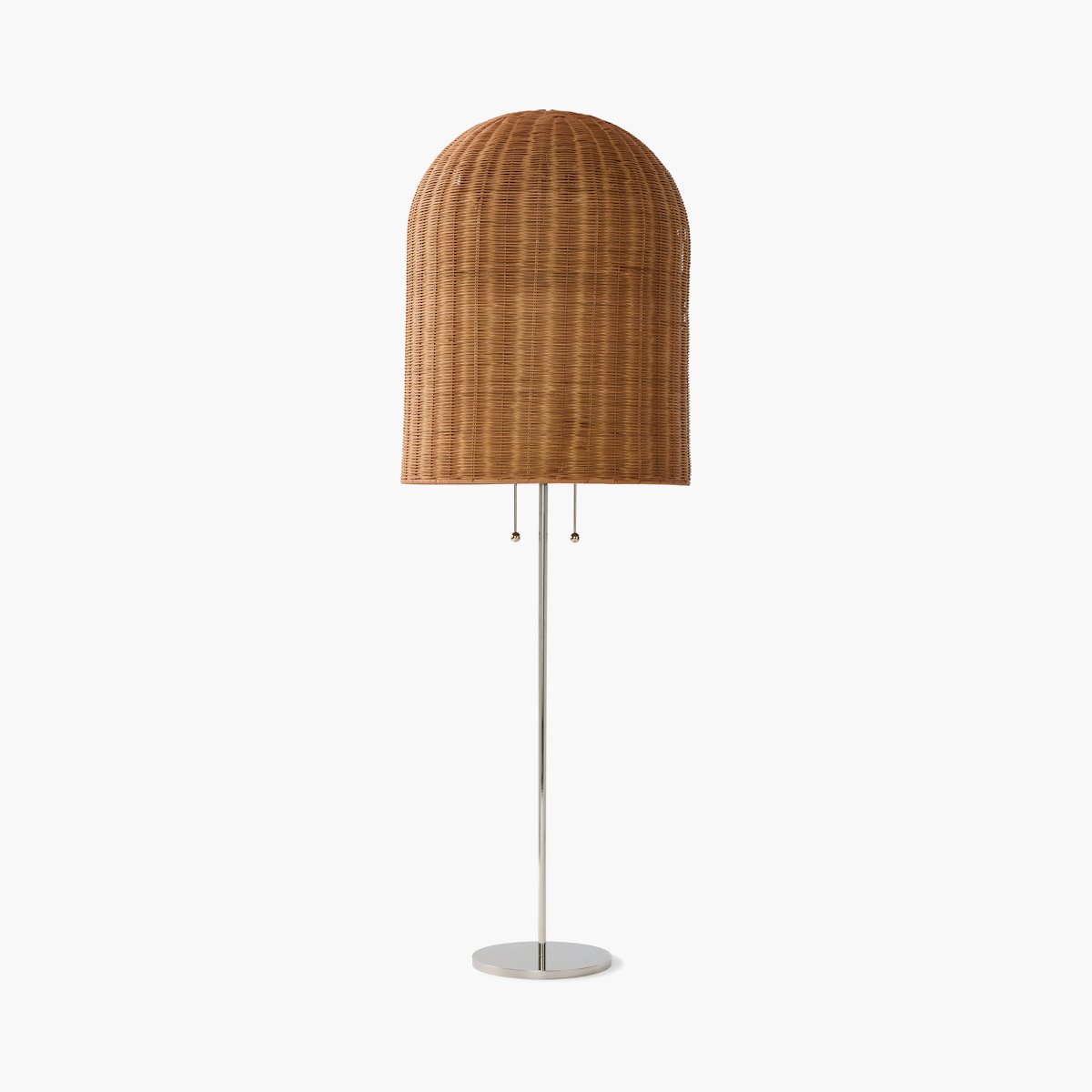 Bell Wicker Floor Lamp (2)