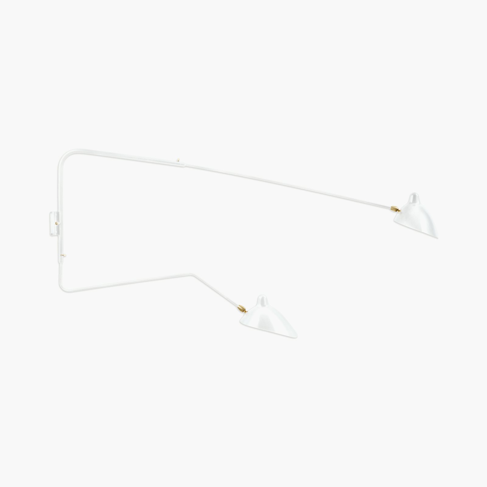 Serge Mouille Two Arm Wall Sconce