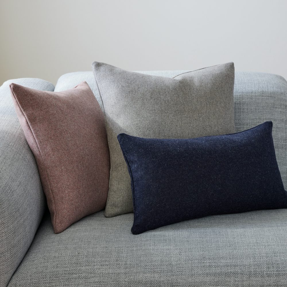 Pecora Wool Lumbar Throw Pillow