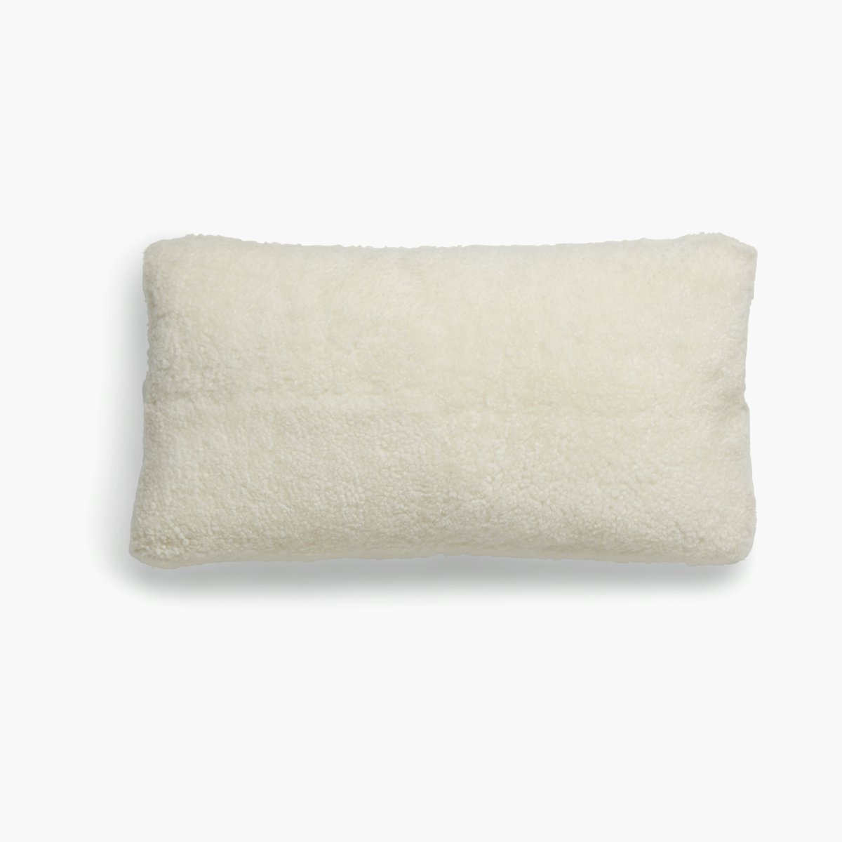 Sheepskin Lumbar Throw Pillow