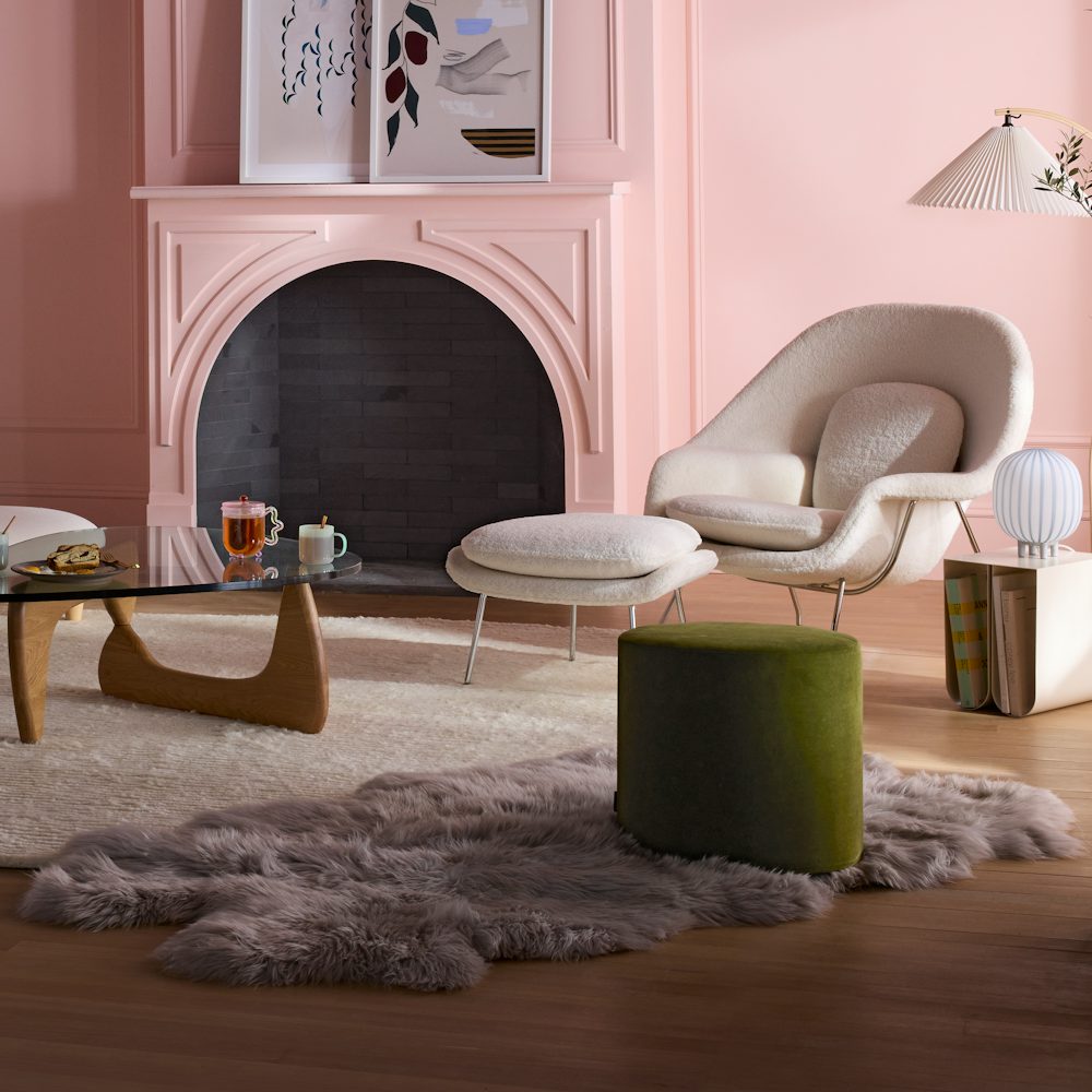 Sheepskin Throw, Quadrat